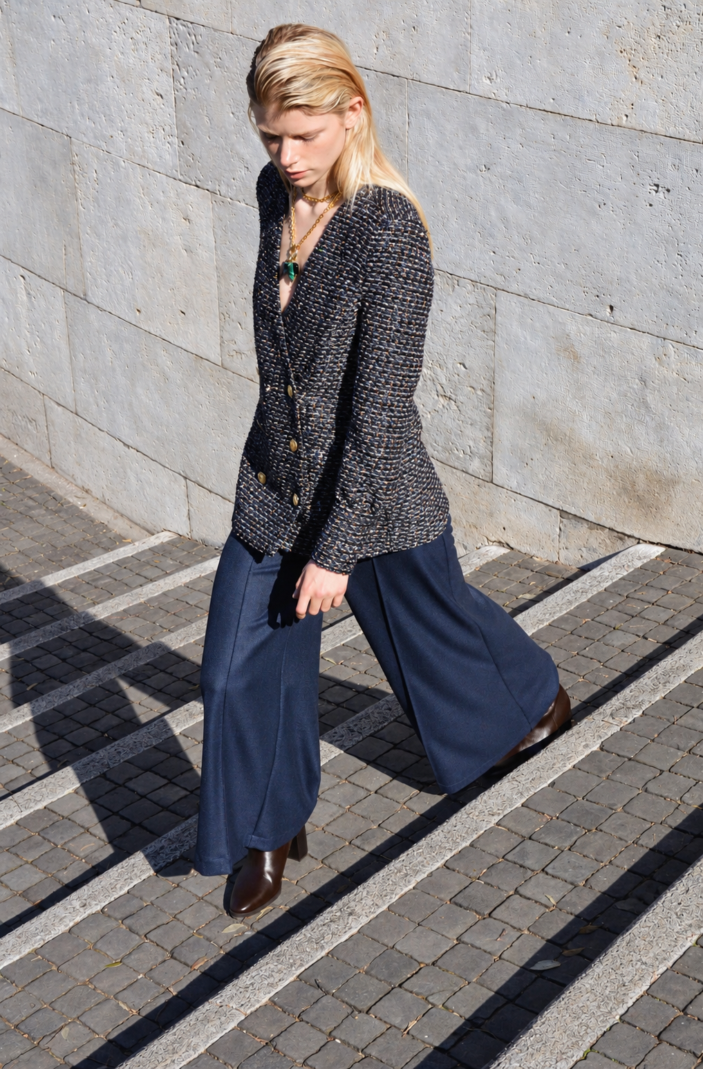 Blazer con polsi Blu