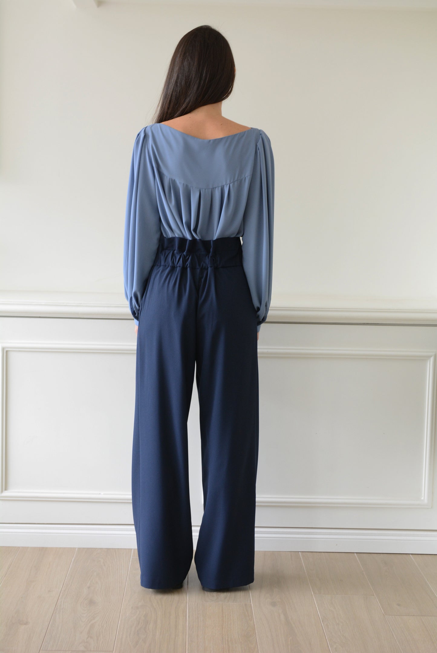 Mannish Pants Blu