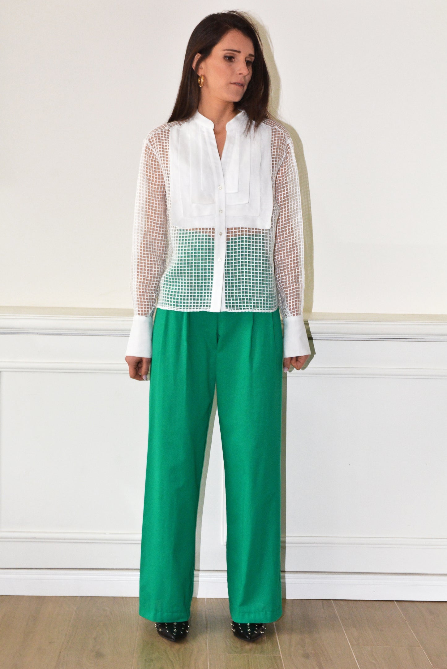 Pleats Shirt Seethrough
