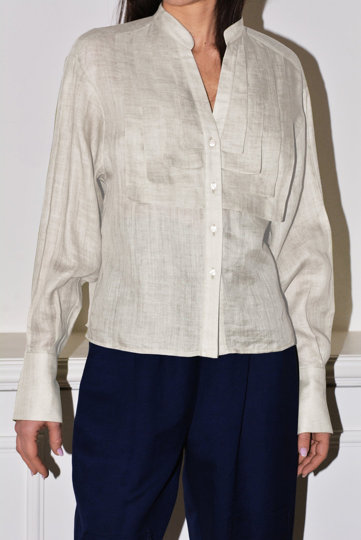 Pleats Shirt Verde