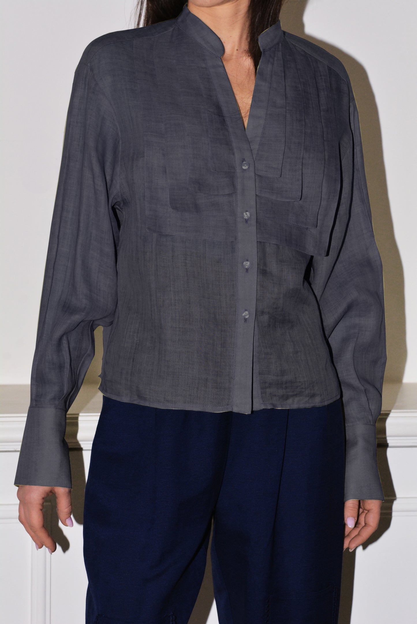Pleats Shirt Verde