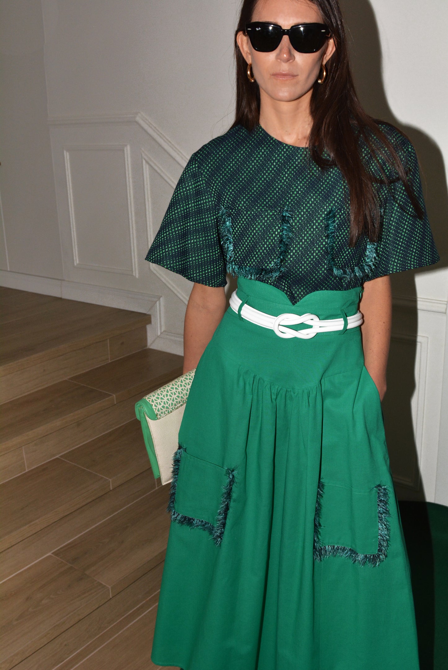 Pocket Skirt Verde