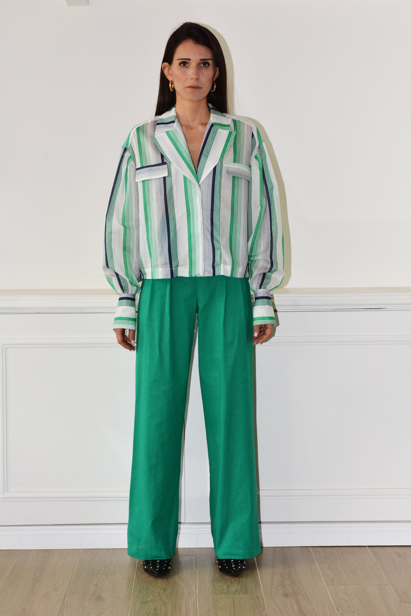Stripes Shirt Verde