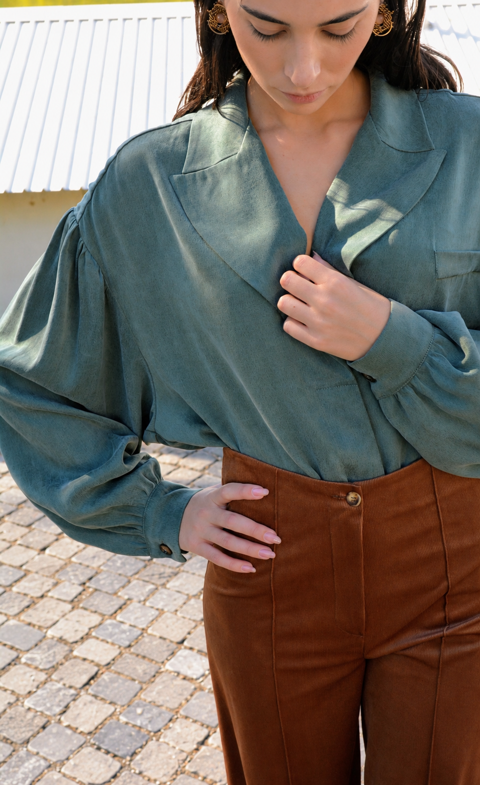 Shirt Jacket Green