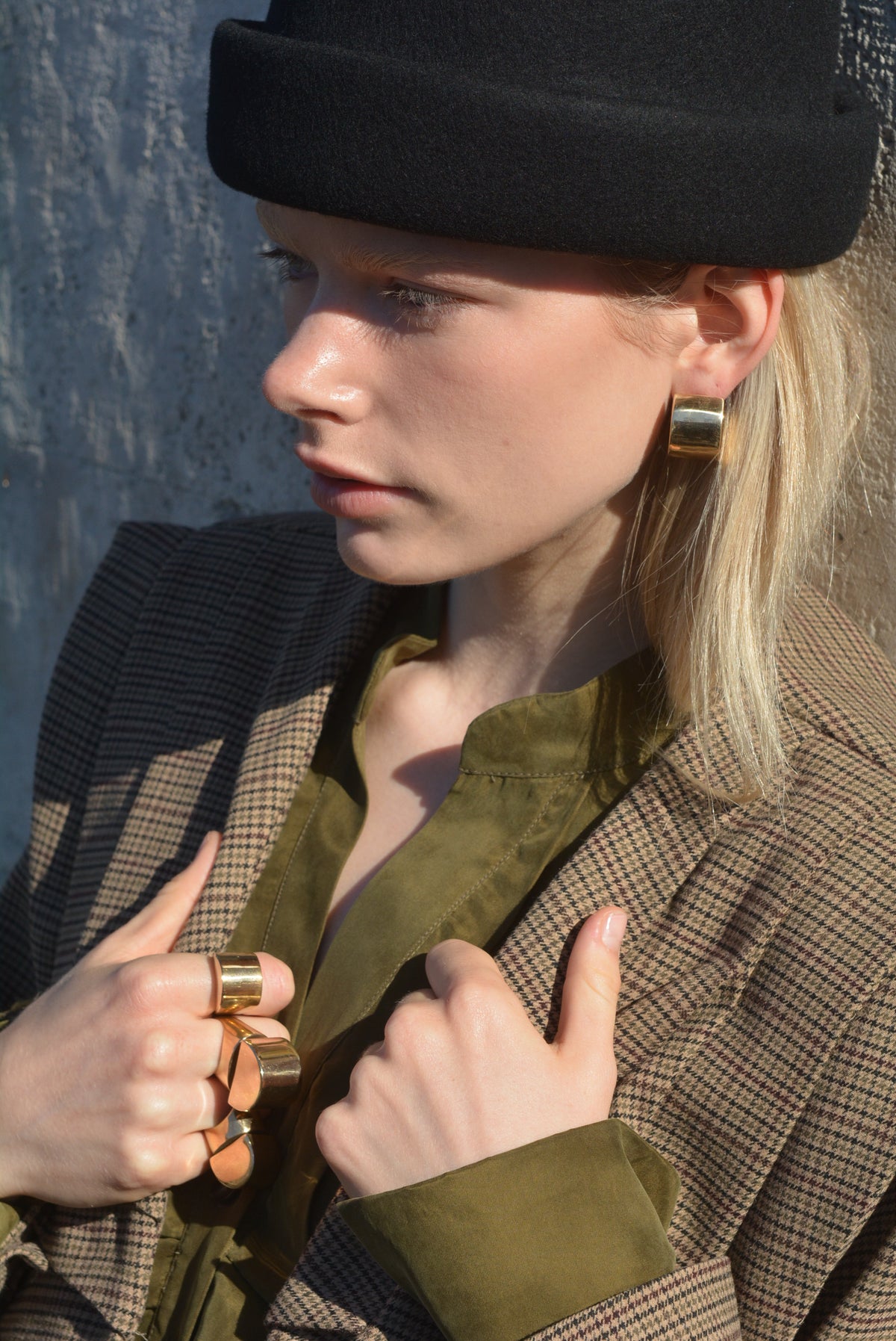 Pleats Blazer Micro Piedepoule
