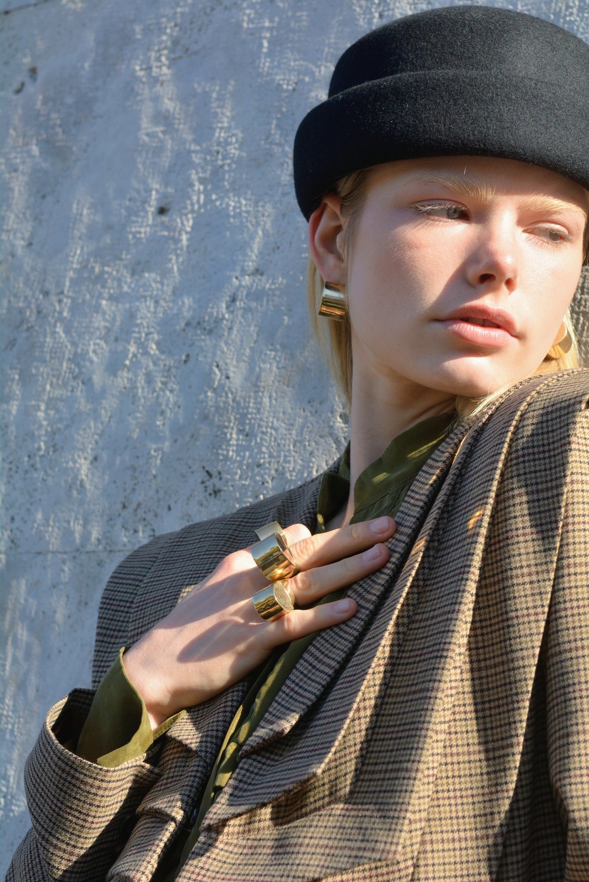 Pleats Blazer Micro Piedepoule