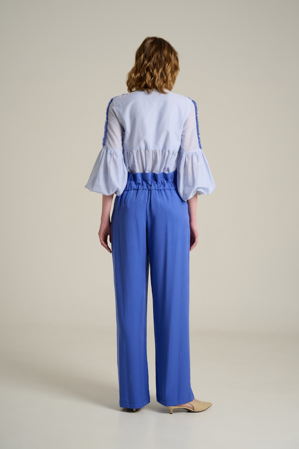 Pants Mannish Blu
