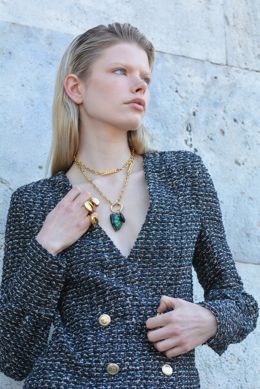 Blazer con polsi Blu