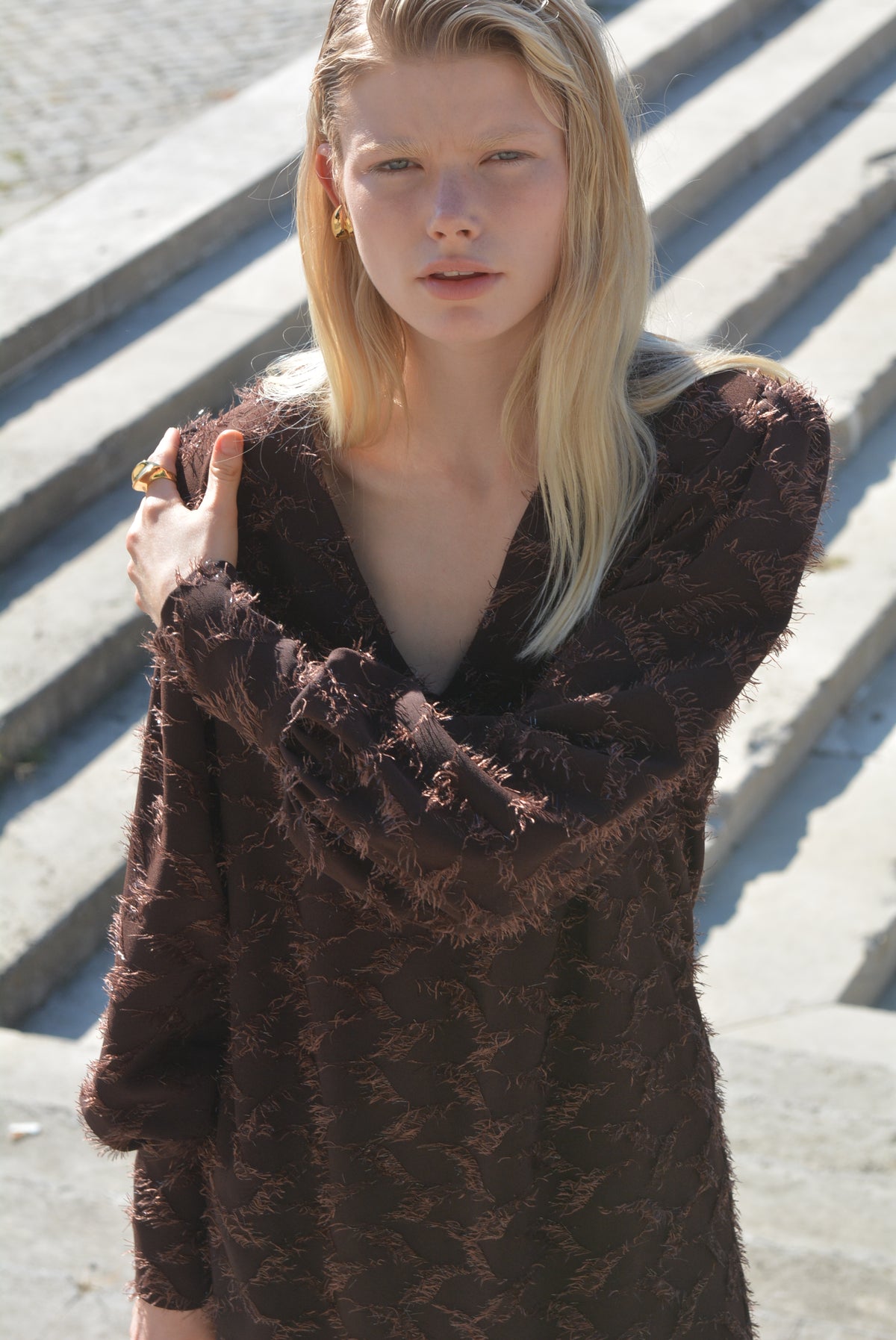 Fringes Dress Cioccolato