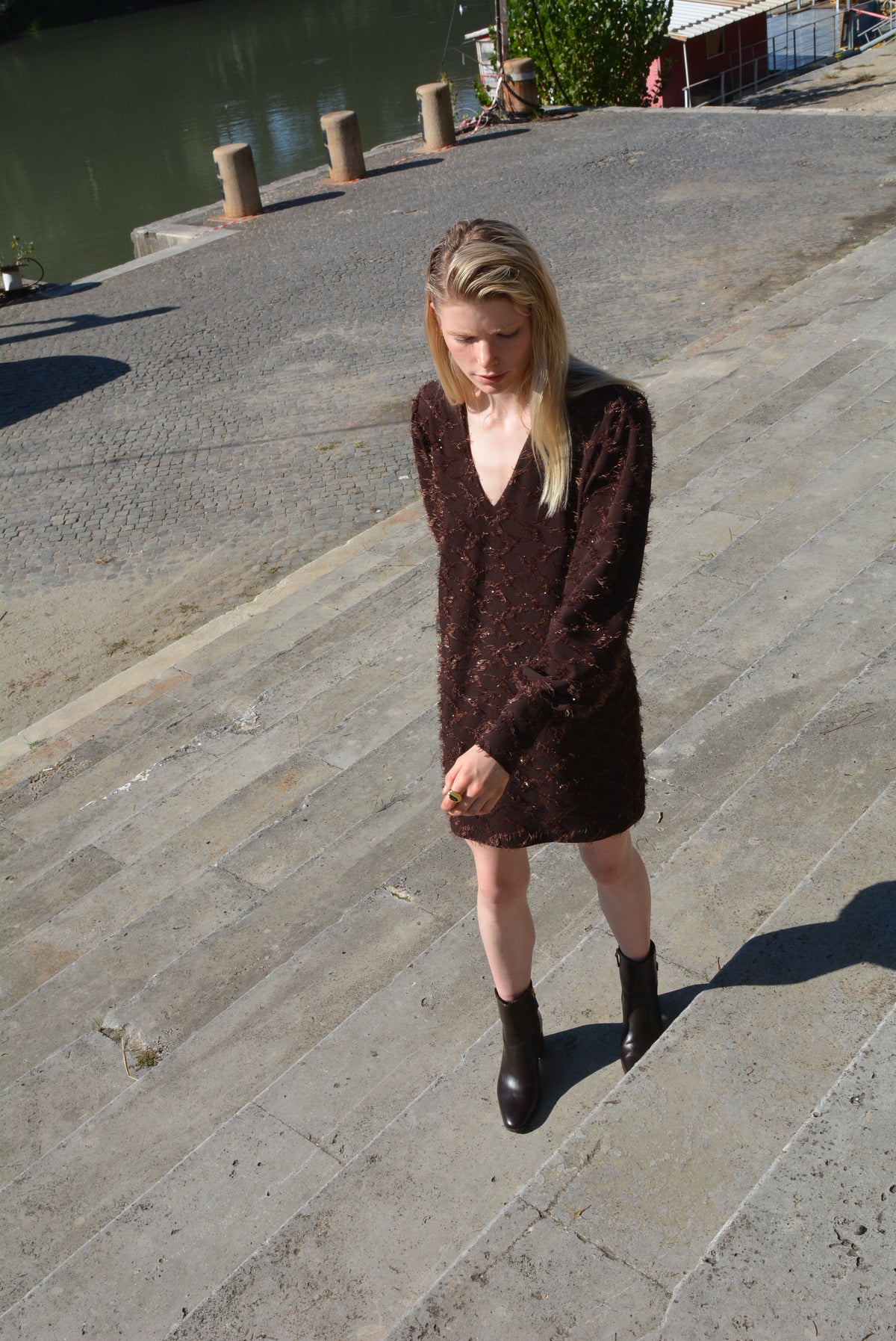 Fringes Dress Cioccolato