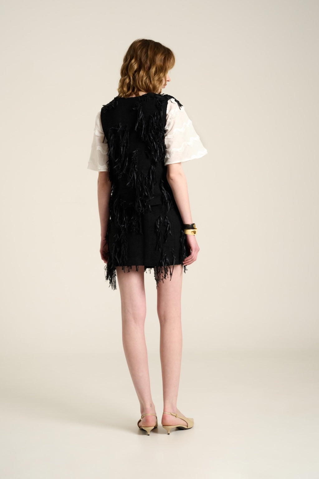 Gilet Frange Nero