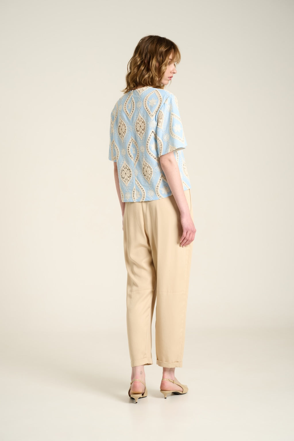 Blusa Ricamata Cielo