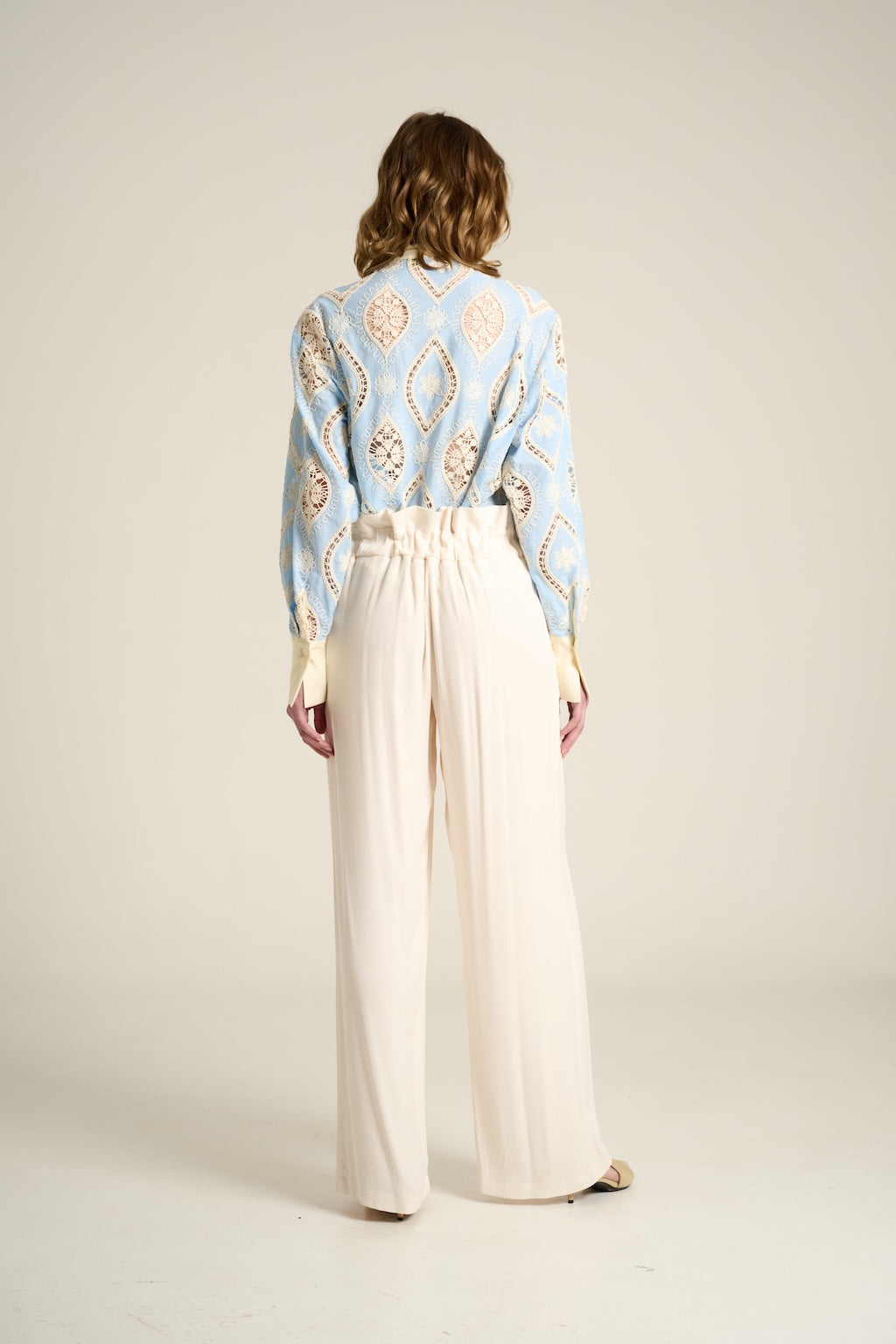 Pants Mannish Avorio