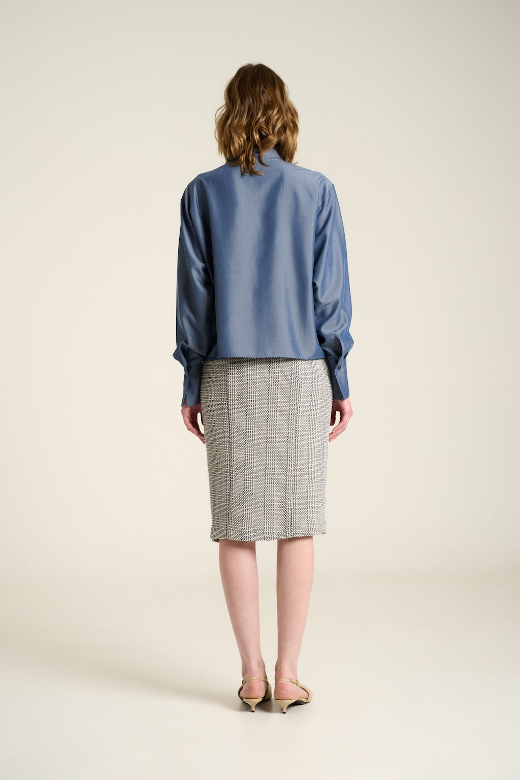 Pleats Shirt Jeans