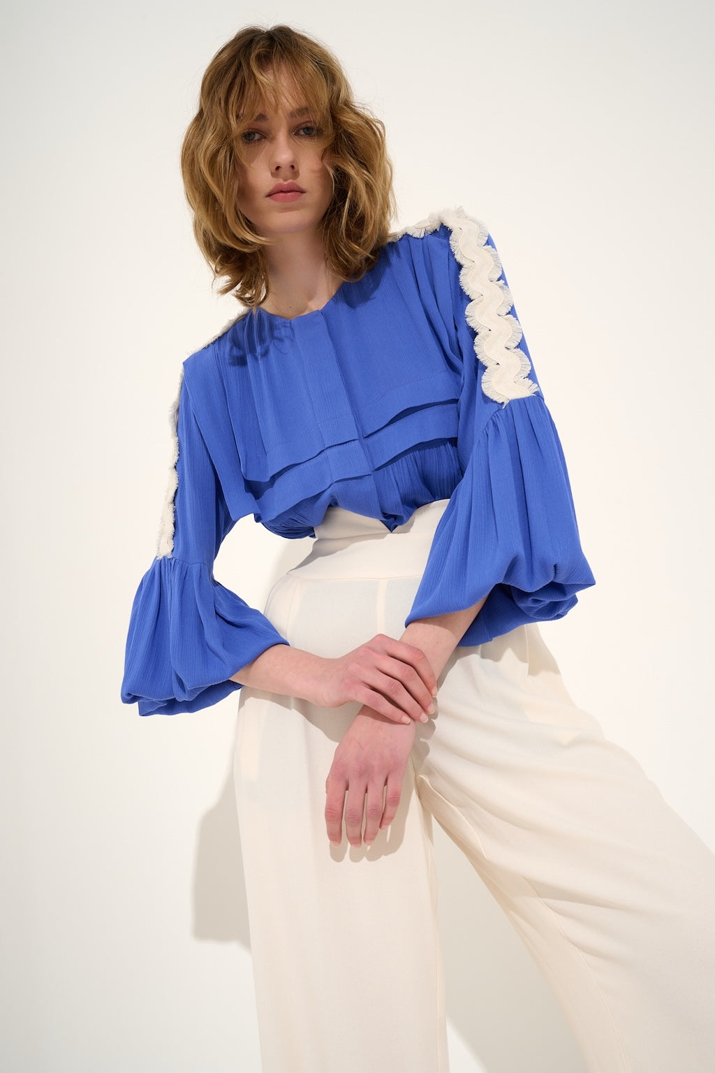 Balloon Shirt Blu