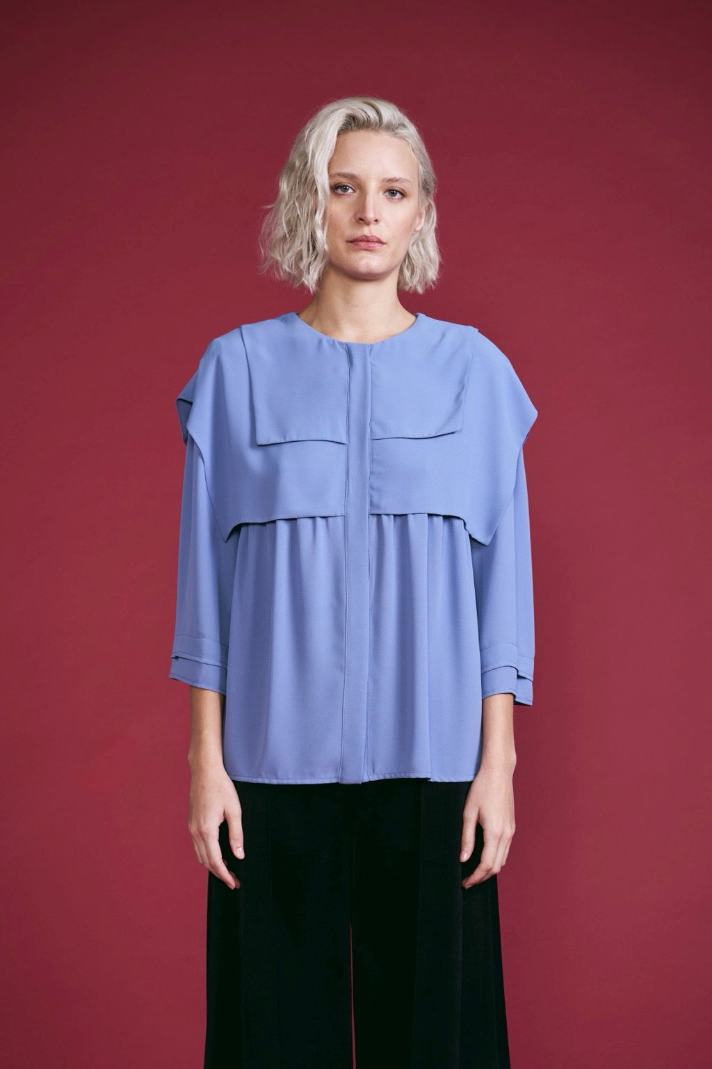 Blusa Mantella Blu