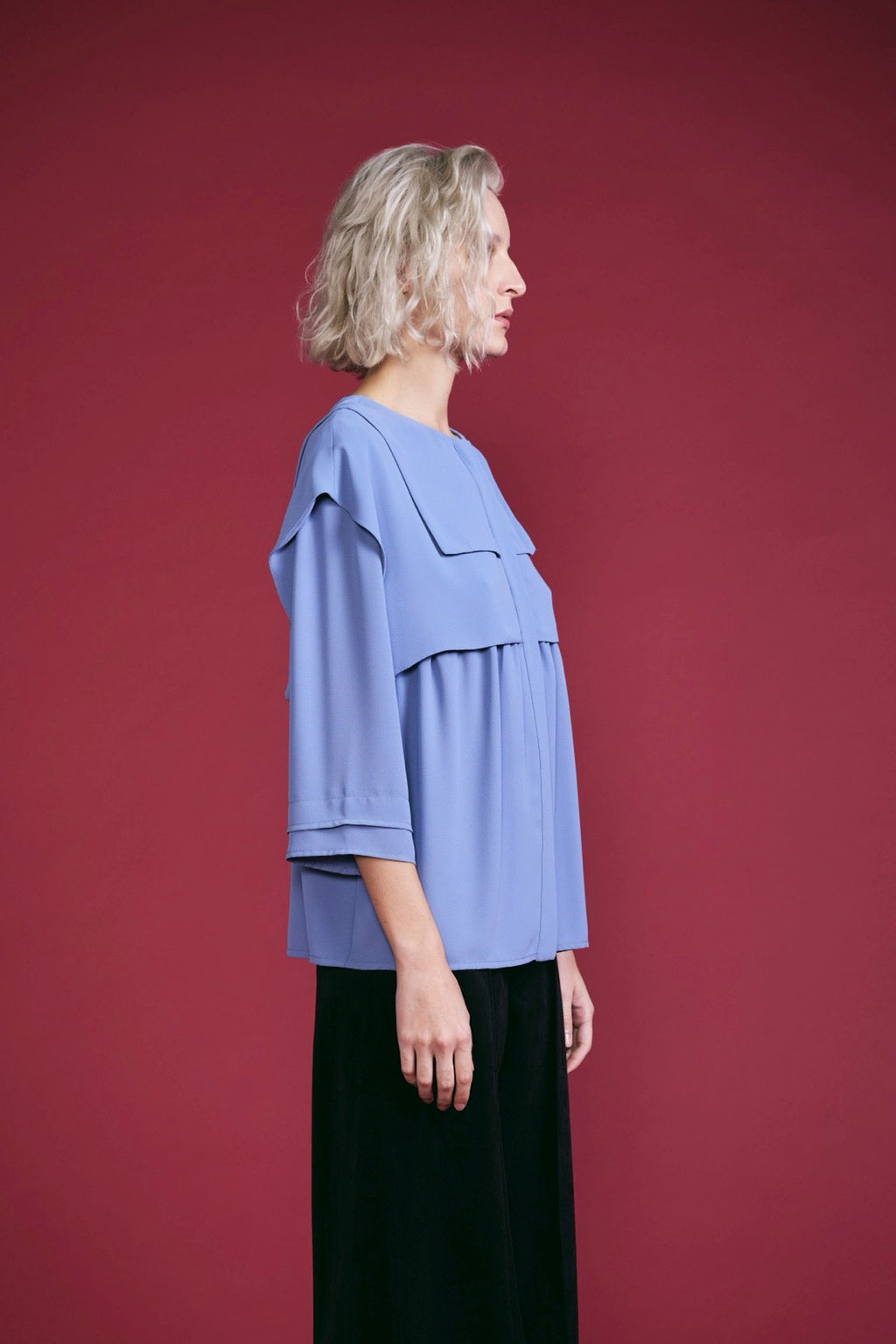 Blusa Mantella Blu