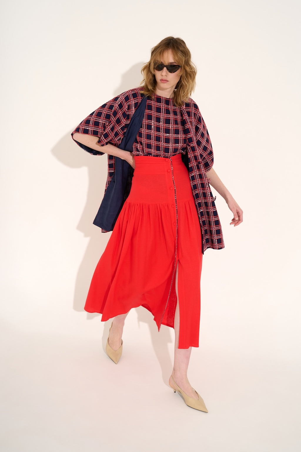 Kimono Dress-Jacket Quadri