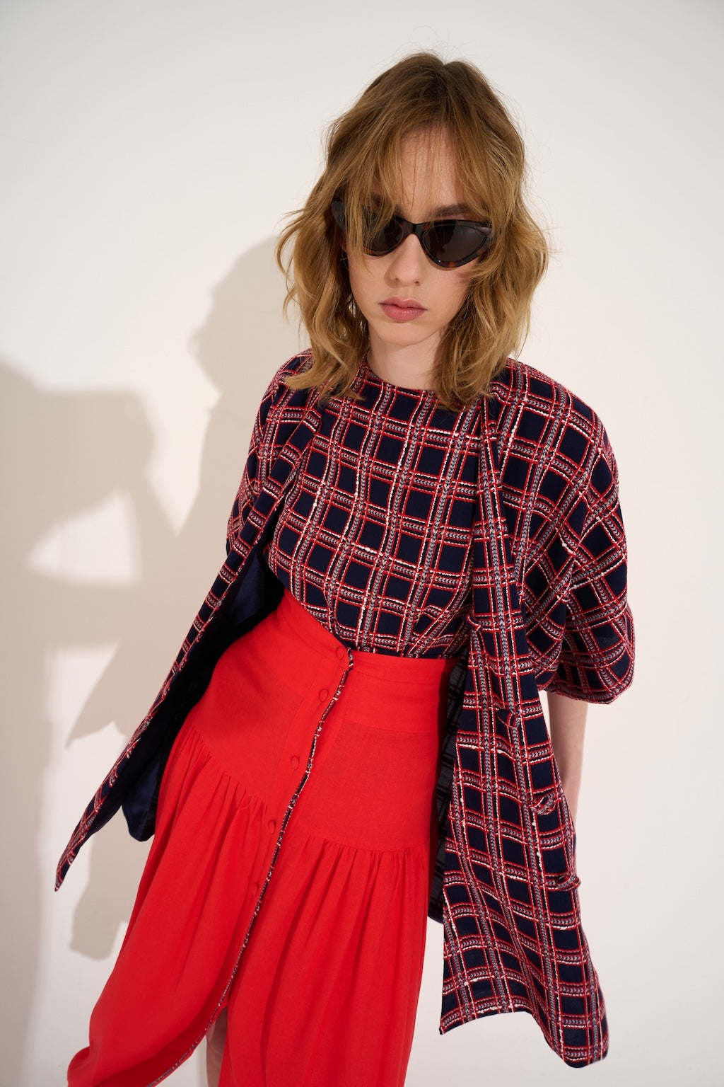 Kimono Dress-Jacket Quadri