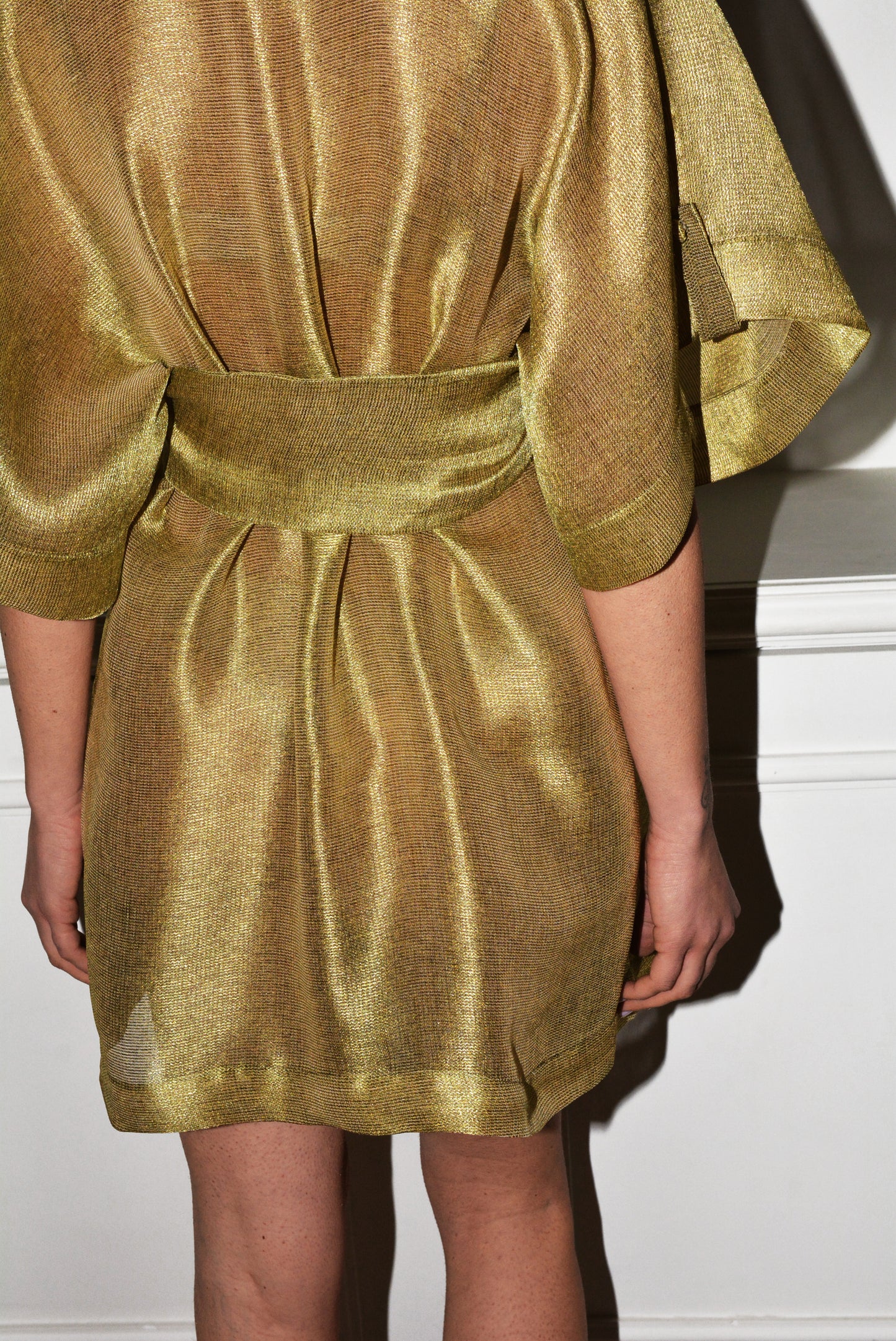 Gold Kimono Dress