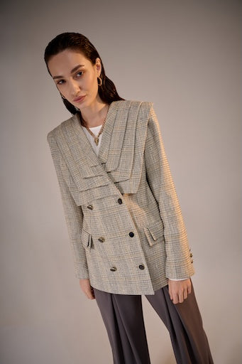 Ice Pleats Blazer