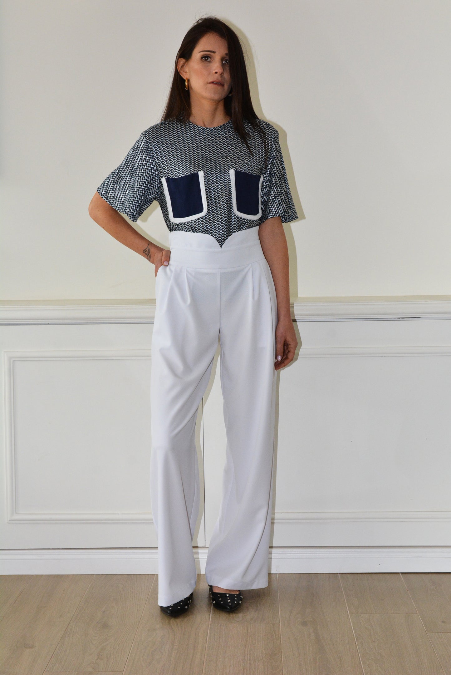 Mannish Pants Bianco