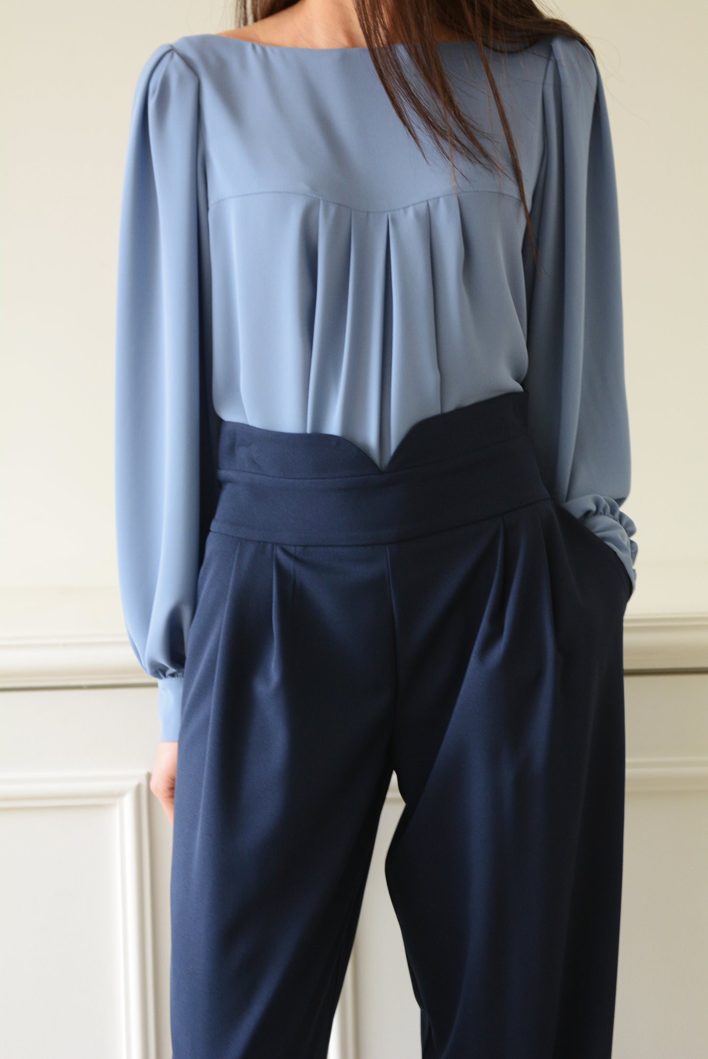 Mannish Pants Blu