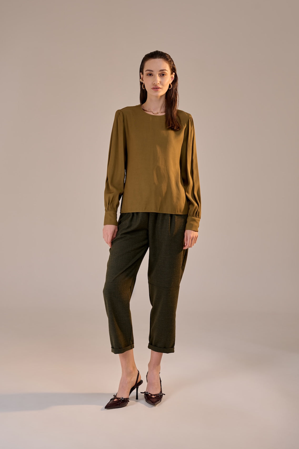Olive Blouse
