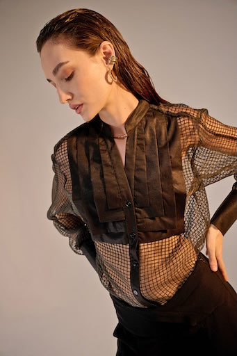 Pleats Shirt Black