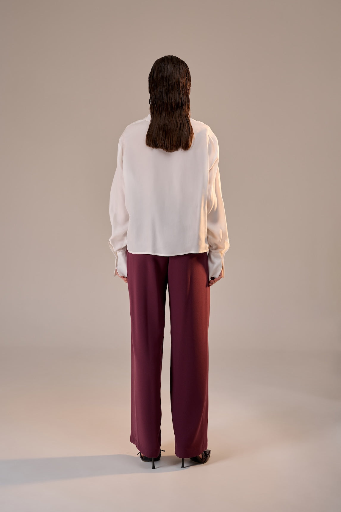 Pleats Shirt Total White