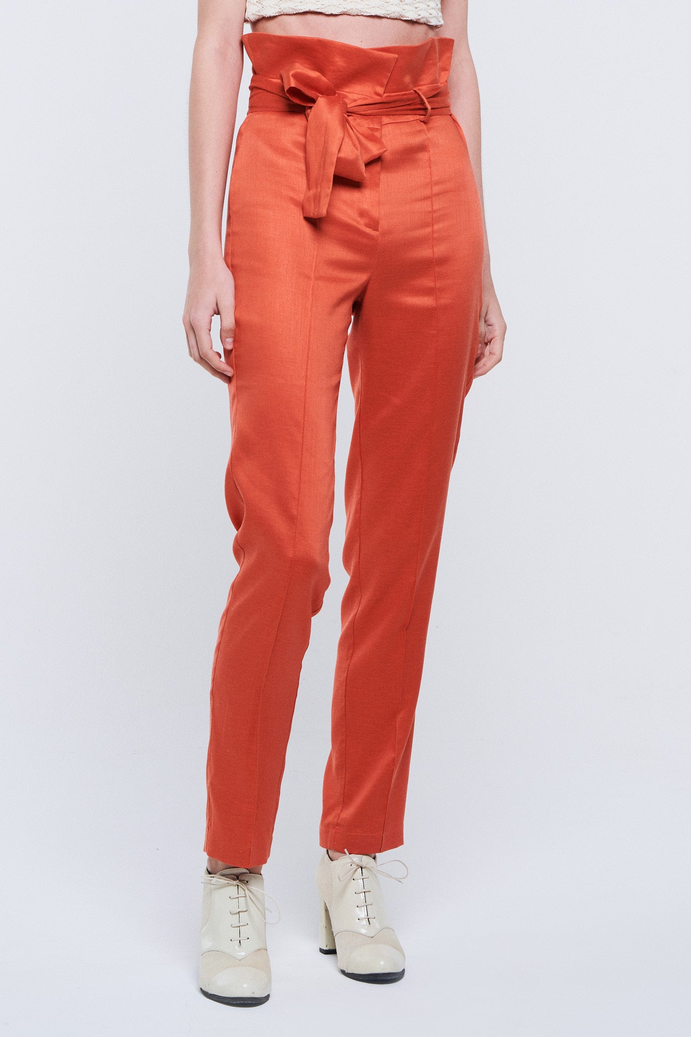 Pantalone con fiocco Arancio